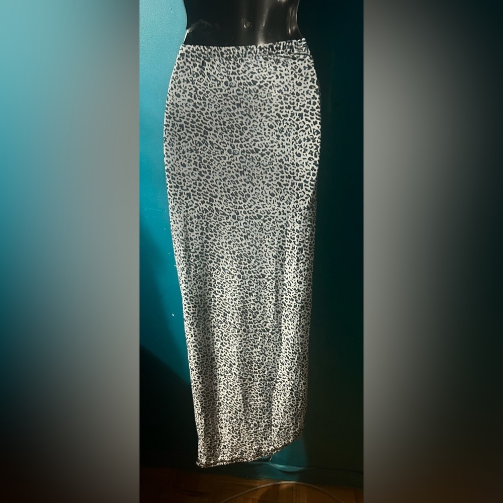 🐆 SHEIN SXY Leopard Print Twisted Waist Maxi Skirt - Picture 5 of 7